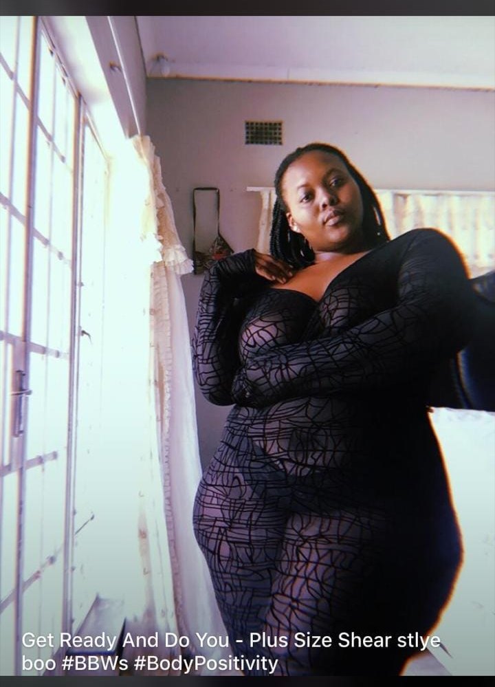 Plus size shop see thru dress